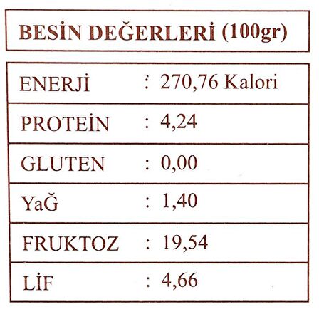 Mevlevi Tatlısı (250 Gr) - Atiye Laçin