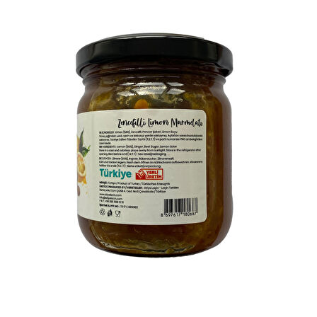 Zencefilli Limon Marmelatı 220 gr