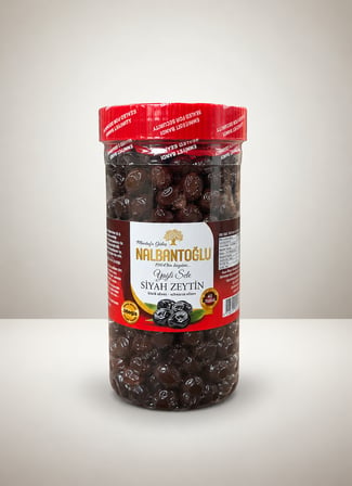 1kg Özel Seçim İri Boy Az Tuzlu Kahvaltılık Yağlı Sele Siyah Zeytin