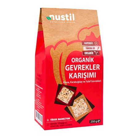 NUSTİL Organik Gevrekler Karışımı 250g