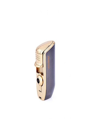 Parmida 3 Torch Pürmüz Gunmetal Yan Ağız Puro Çakmağı - TR1390