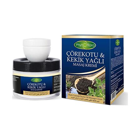 Phytoflora Çörekotu & Kekik Yağlı Masaj Kremi 100 ML