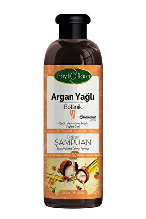 Tuzsuz Hassas Sönük Hacimsiz Ve Boyalı Saçlara Özel Argan Yağlı Bitkisel Şampuan