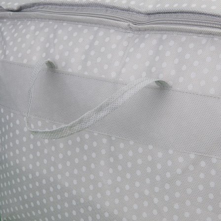 Tvl Home Pencere Detaylı Yastık Hurcu - Gri - 75x40x40 cm
