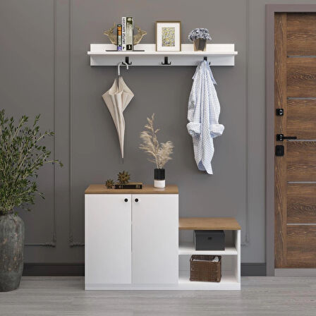 Alsancak Portmanto Ayakkabılık Çok Amaçlı Antre Dolabı