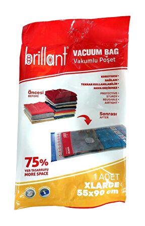 Brillant Vakumlu Hurç, 1 Adet, XLarge Boy 55x90