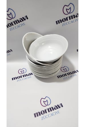 PORSELEN ANADOLU BEYAZI 12 ADET 13 CM (KÜÇÜK) ÇORBA KASE