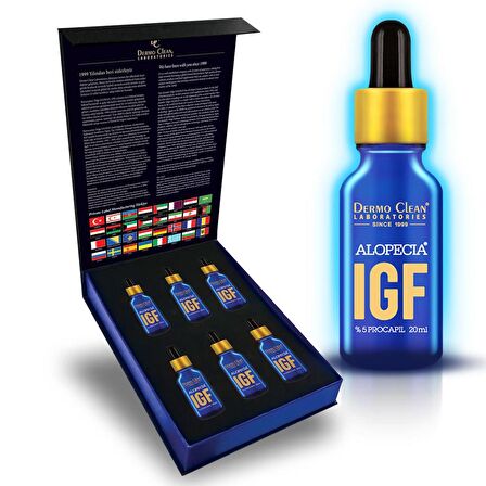 ALOPECIA IGF-PROCAPİL 6'LI SERUM SET 30 ML