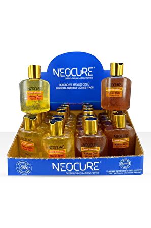 NEOCURE IŞILTILI BRONZLUK HAVUÇ ÖZLÜ GÜNEŞ YAĞI 100 ML