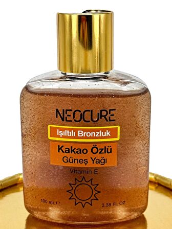 NEOCURE IŞILTILI BRONZLUK KAKAO ÖZLÜ GÜNEŞ YAĞI 100 ML