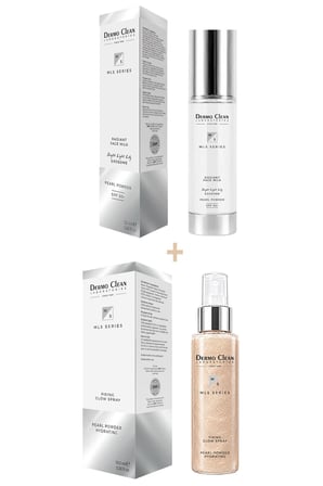 MLS RADIANT FACE MILK SPF 30+ EKSOZOMLU BARİYER DESTEKLEYİCİ YÜZ SÜTÜ 50 ML +  FIXING GLOW SPRAY MAKYAJ SABİTLEME SPREYİ 100 ML