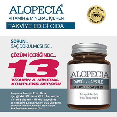 ALOPECİA PROCAPİL VE IGF İÇERİKLİ SAÇ DÖKÜLMESİNE KARŞI ŞAMPUAN VE 60 KAPSÜL SETİ