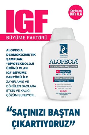 Dermo Clean Alopecia Dökülen Saçlar İçin Dökülme Karşıtı Şampuan 300 ml