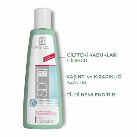 DERMO CLEAN SDF19 SAÇ LOSYONU 150 ML