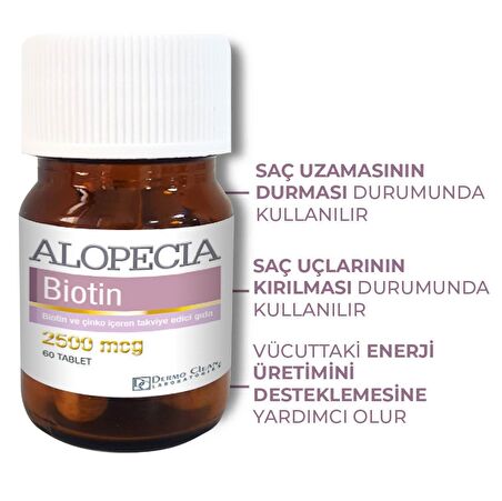 ALOPECİA BİOTİN 2500 MG  KAPSÜL