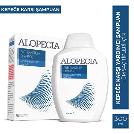 ALOPECİA ANTİDANDRUF(KEPEK) ŞAMPUAN 300 ML