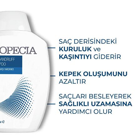 ALOPECİA ANTİDANDRUF(KEPEK) ŞAMPUAN 300 ML