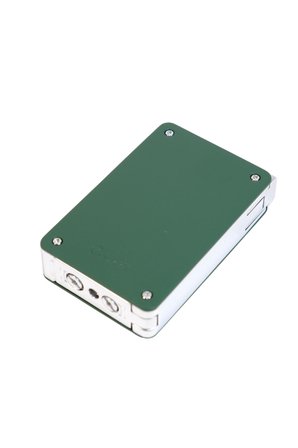 Caseti Çift Torch Pürmüz & Tek Torch Mum Alev Delicili Haki Metal Puro Çakmağı