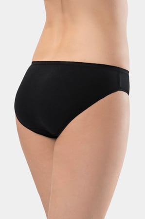 Türen Kadın Biyeli Dikişsiz 2'li Pamuklu Bikini Külot 270/Siyah
