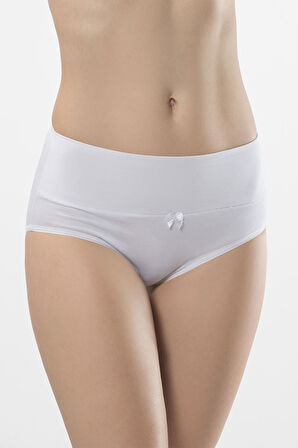 Türen Kadın Likralı Külot (2'li Paket) 964/BEYAZ