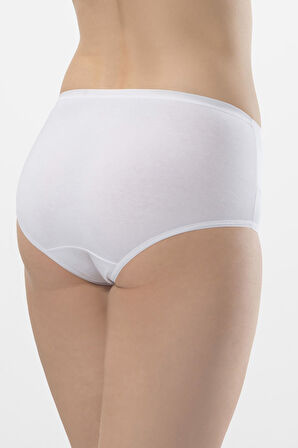 Türen Kadın Likralı Külot (2'li Paket) 964/BEYAZ