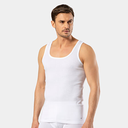 Cacharel U Yaka Atlet 1401/Beyaz