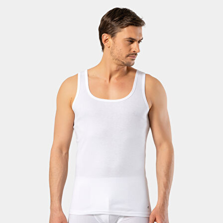 Cacharel U Yaka Atlet 1401/Beyaz