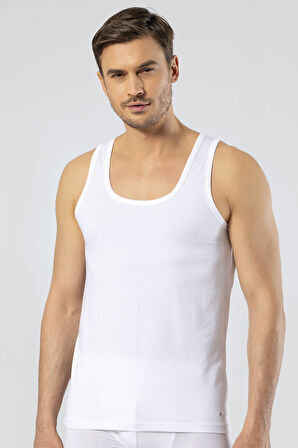 Cacharel U Yaka Atlet 1401/Beyaz