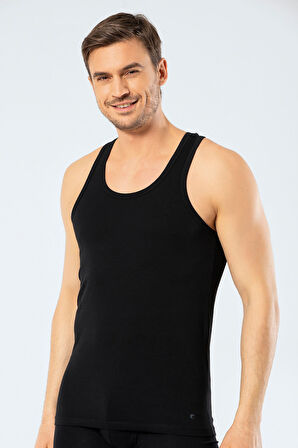 Cacharel Erkek Halter Yaka Spor Atlet 1302/Siyah