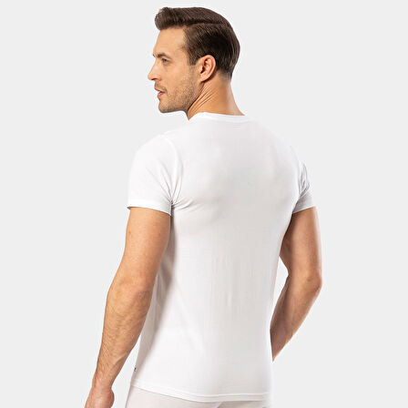 Cacharel Erkek Kısa Kollu T-shirt 1307/Beyaz