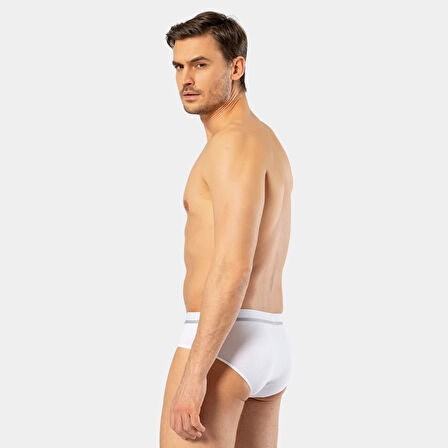 Cacharel Erkek Lastikli Slip 1312/Beyaz