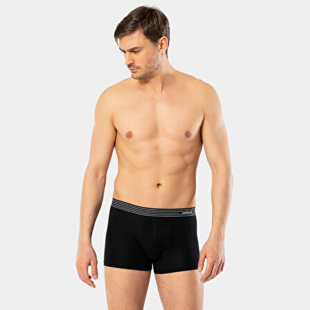 Cacharel Erkek 2'li Boxer (Düz) 1318/Siyah