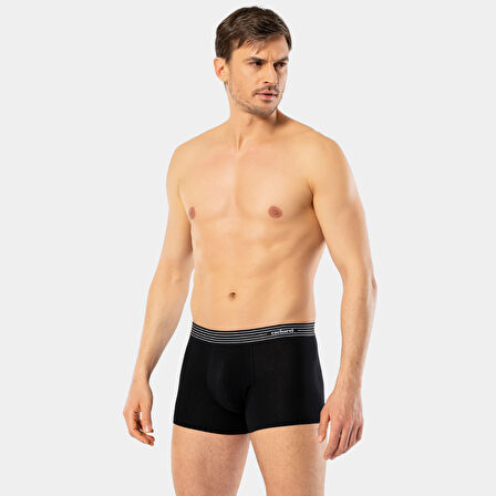 Cacharel Erkek 2'li Boxer (Düz) 1318/Siyah