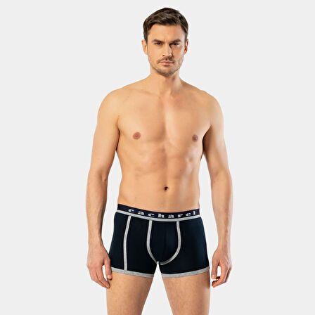 Cacharel Erkek 2'li Biyeli Boxer 1322/Lacivert-İndigo