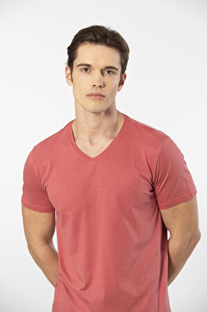 Cacharel Erkek 2193/Mercan Kısa Kollu Modal Bermuda Takım