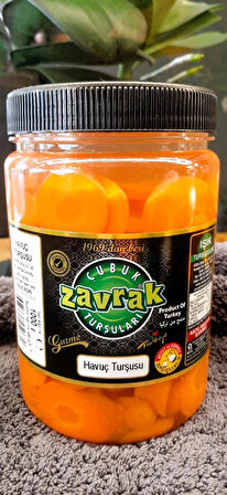 Zavrak Naturel Havuç Turşusu (Yuvarlak Dilimli) (1 kg.)