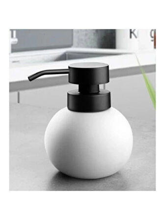 Gönül GNL3115 Stoneware Beyaz Seramik Sıvı Sabunluk 500 ml