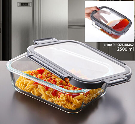 Gönül Saklama Kabı Cam 2500 Ml G3366