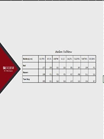 ERDEM 7104 Kadın KAŞKORSE KÜLOT