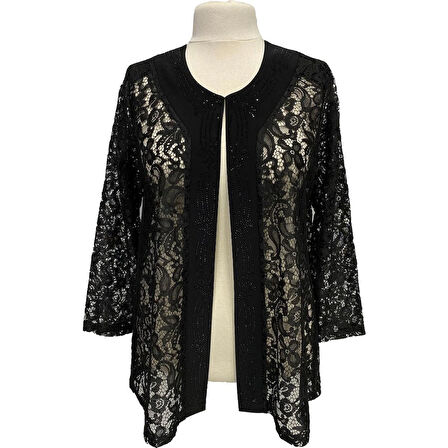 Hesna Büyük Beden Demet Ceketli Kaliteli Anne Abiye Takım