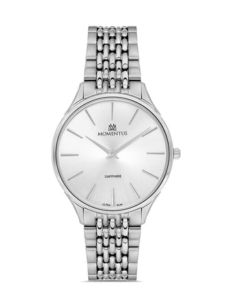 Em349S-02Ss Momentus Men'S Elegance Kol Saati 38 Mm / Metal Gri