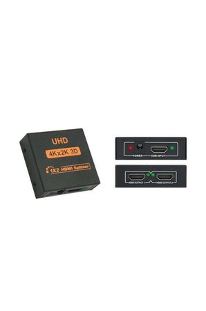 TAPLİN 4Kx2K 2 Port Hdmi Splitter Switch Çoklayıcı Çoğaltıcı Ekran Adaptör - THS-102