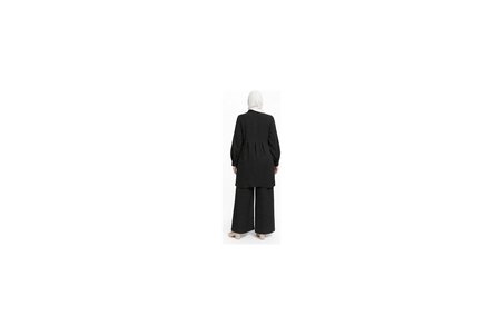 Sıle Atelıer Müslin Takım - Rahat ve şık bir görünüm için oversize siluet tasarımı. - Günlük kullanı