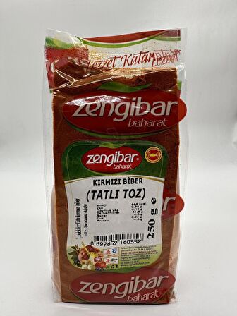 Zengibar Tatlı Kırmızı Toz Biber 250 gr