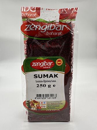 Zengibar Sumak (Öğütülmüş) 250 gr