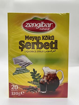 Zengibar Meyan Kökü Şerbeti (Sürahi Sallama) 20 Adet