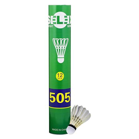 SELEX 505 BADMINTON TOPU KAZ TUYU 12'LI