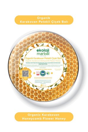 Organik Glutensiz Karakovan Petek Çiçek Balı 1 Kg