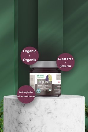Organik Glutensiz Cold Press Dut Pekmezi 270 Gr.