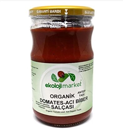 Ekoloji Market Organik Karışık (Domates-Biber) Salçası 660